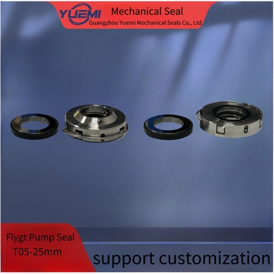 OEM Flygt Hoogtemperatuur Mechanische Afdichting T05-25mm 22mm