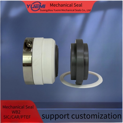 WB2 Fluoroplastische legering Pusher Waterpomp Mechanische afdichting PTFE SSIC SSIC